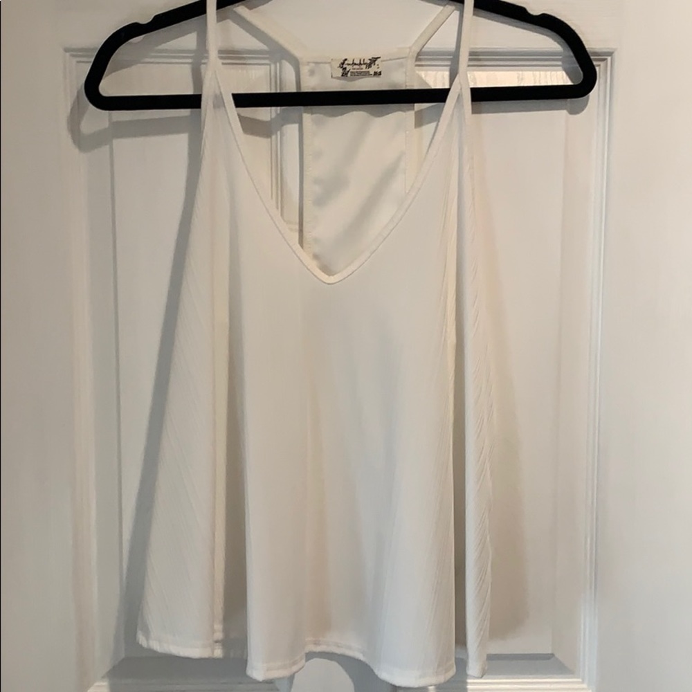 White tank top